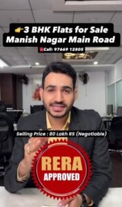 3BHK Flats in Manish Nagar 