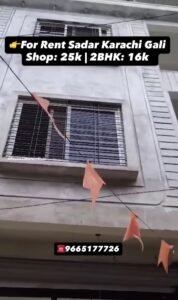 2BHK Flats for Rent in Sadar Bazar Nagpur with modern kitchen, POP design, geysers, sofa set, and terrace washing area