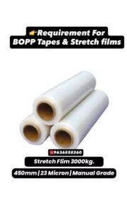 Bopp Tapes And Stretch Film