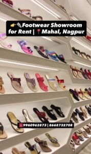 Footwear Shop for Rent in Nagpur with full setup
