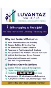 Job Guarantee Training for Freshers in Nagpur