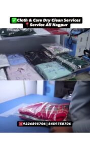 Dryclean and Steam Iron Laundry Services in Mahal Nagpur