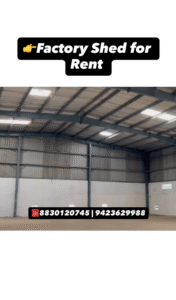 Factory Godown Shed for Rent