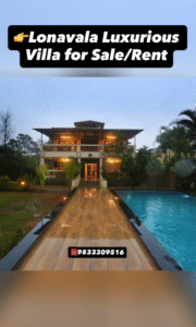 Luxurious Villa for Sale in Lonavala with Pool and Mountain Views