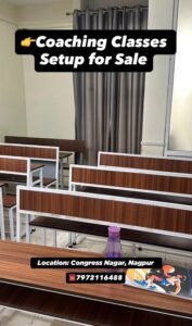 Furnished Coaching Classes Setup with 2 Classrooms in Nagpur