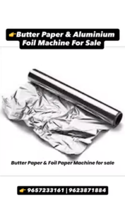 Kitchen Foil Manufacturing Unit for Sale