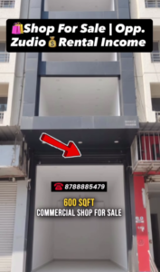 Commercial Shop for Sale Opposite Zudio Nandanvan