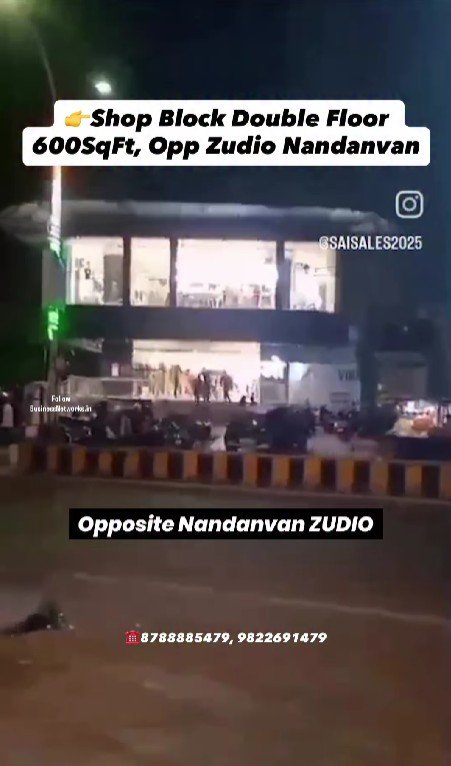 Shop for Sale in Nandanvan Nagpur | 600 SqFt Opp Zudio