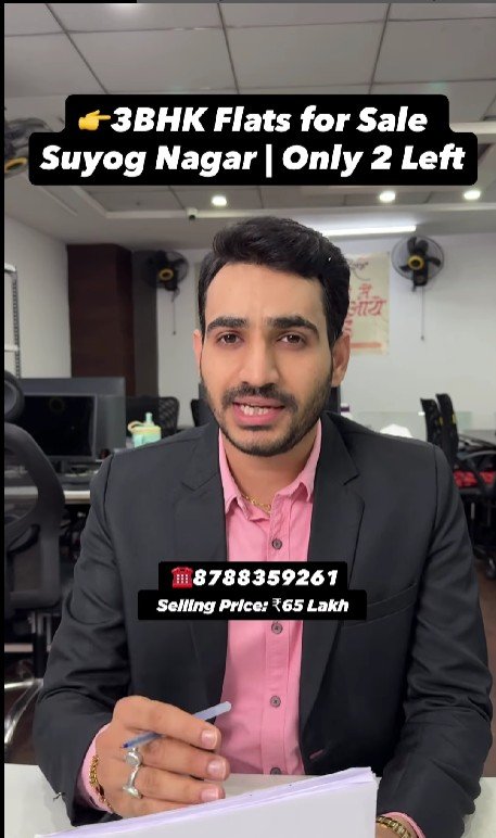 3 BHK Flat for Sale in Suyog Nagar Nagpur | Shubham Residency