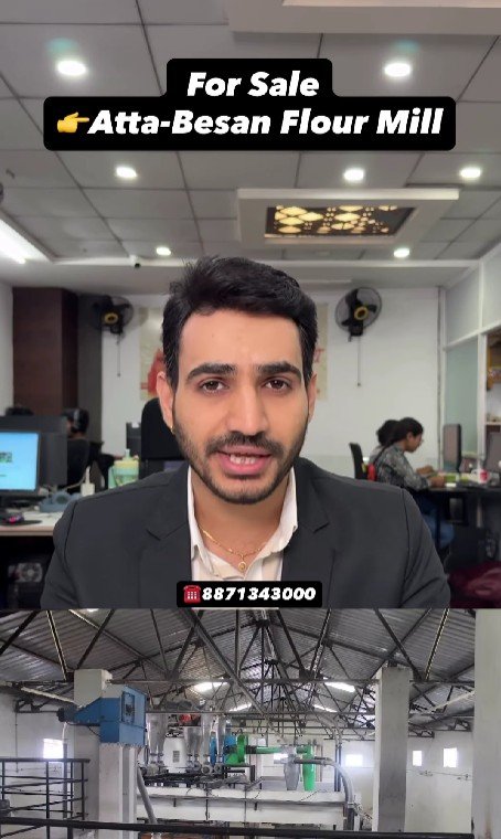 Profitable Atta Besan Flour For Sale at Saoner MIDC | 9000 Sqft Land + Machinery – ₹2.85 Cr