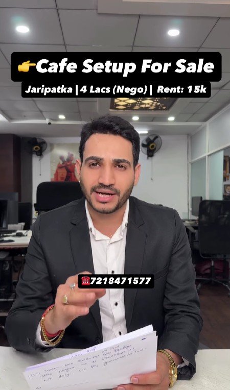 Profitable Cafe Setup for Sale in Nagpur | Fully Equipped Running Business