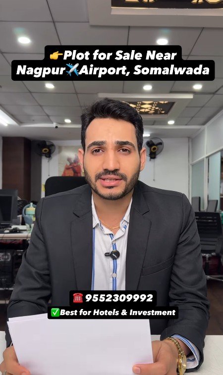 Best Property Near Nagpur Airport For Sale | 1076 Sq.Ft Plot with Parking