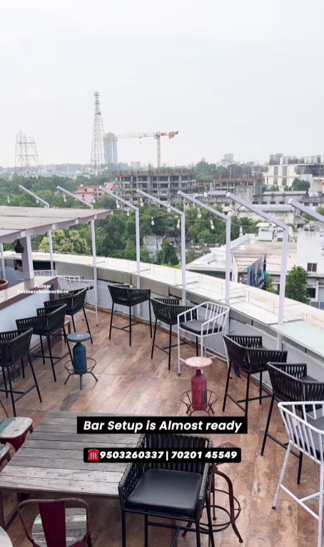 Rooftop Restaurant for Rent in Nagpur with Banquet Hall
