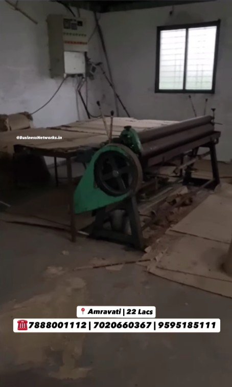 Box Factory Machinery for Sale in Amravati – ₹22 Lacs | Complete Setup