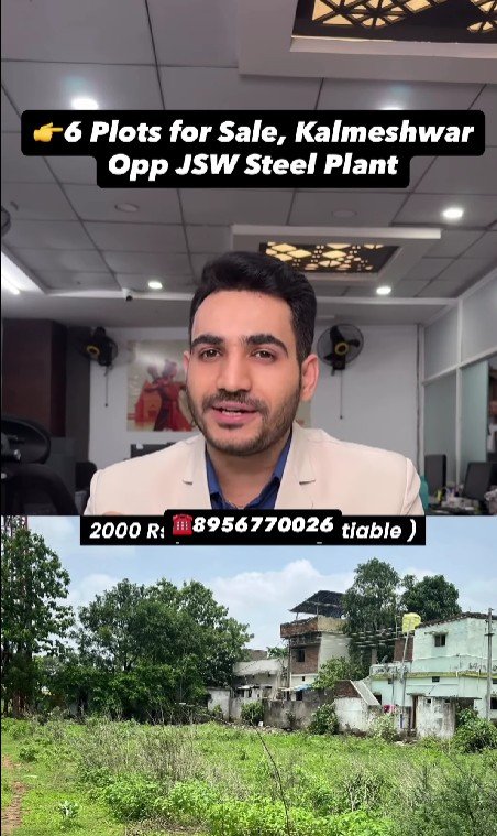 Premium Road-Facing Plots for Sale Opposite JSW Steel Plant, Kalmeshwar – Starting at ₹2000/sqft