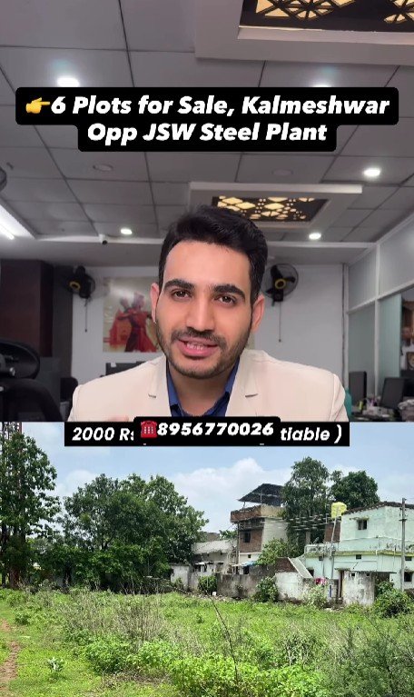 Premium Road-Facing Plots for Sale Opposite JSW Steel Plant, Kalmeshwar – Starting at ₹2000/sqft