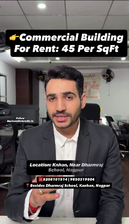 Shop for Rent near Kandri, Kanhan – 1656 + 2016 Sq Ft – Main Road Facing