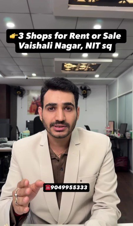 3 Hot Shops for Sale or Rent in Vaishali Nagar – NIT Square Area