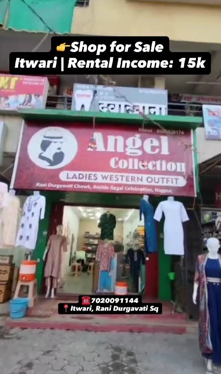 Affordable Shop for Sale Near Itwari, Nagpur | 231 SqFt with Parking