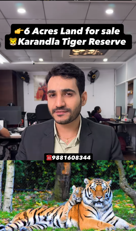 6 Acres Farmhouse Plot For Sale Near Karandla Tiger Reserve