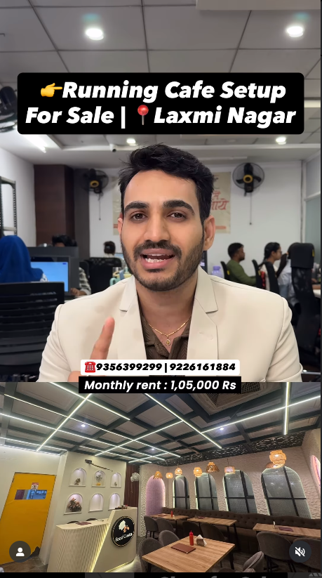 Running Cafe Setup For Sale Nagpur