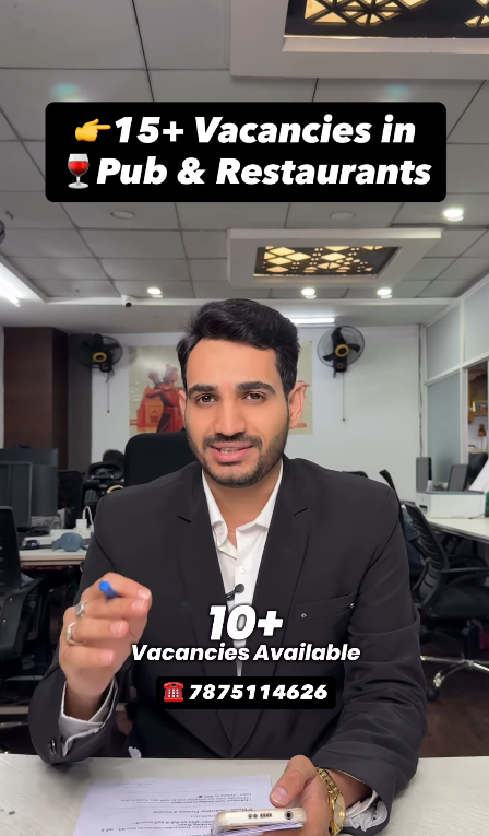 Pub and Restaurant Staff Required in Nagpur