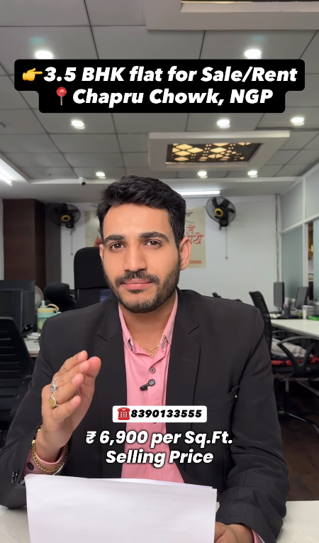 Chapru Chowk 3.5 BHK Flat Nagpur – For Sale & Rent