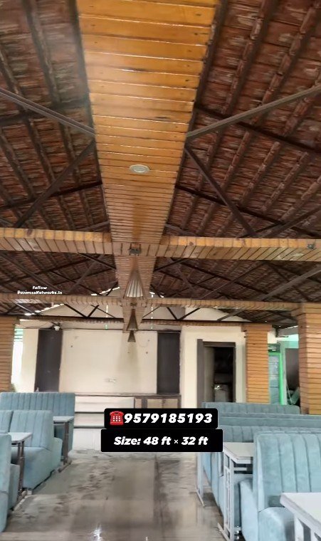 Restaurant Space for Rent above Chintamani Bar – Semi Furnished 1600 SqFt
