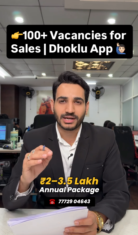 Sales Executive Jobs in Nagpur – Dhoklu India Hiring