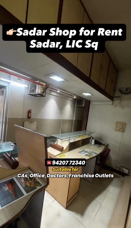 Road Facing Shop for Rent in Sadar Nagpur