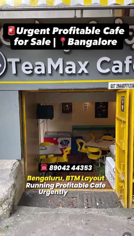 Cafe for Sale in Bengaluru