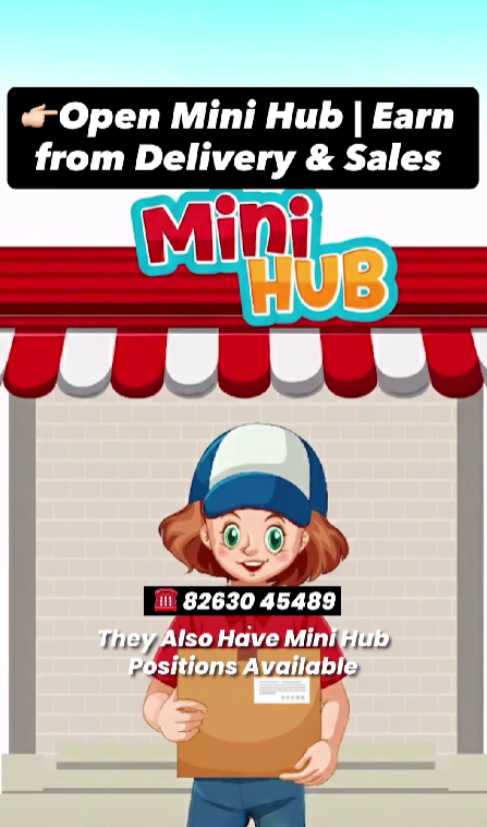 Open Mini Hub | Earn from Delivery & Sales