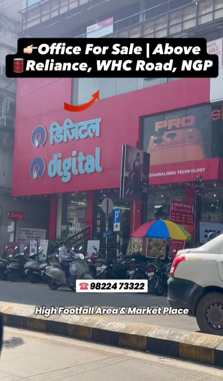 Road Facing Shop for Sale on WHC Road, Nagpur