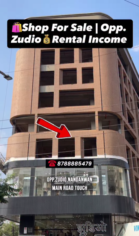 Commercial Shop for Sale Opposite Zudio, Nandanvan, Nagpur